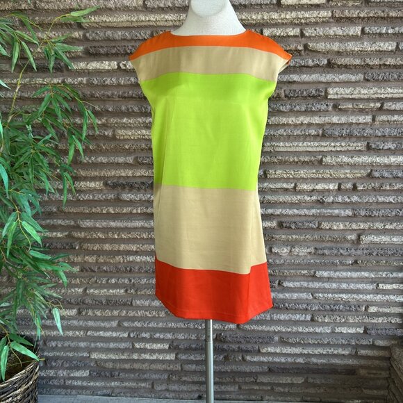 Seamline Cynthia Steffe Colorblock Sheath Dress Size 4 - Picture 8 of 8
